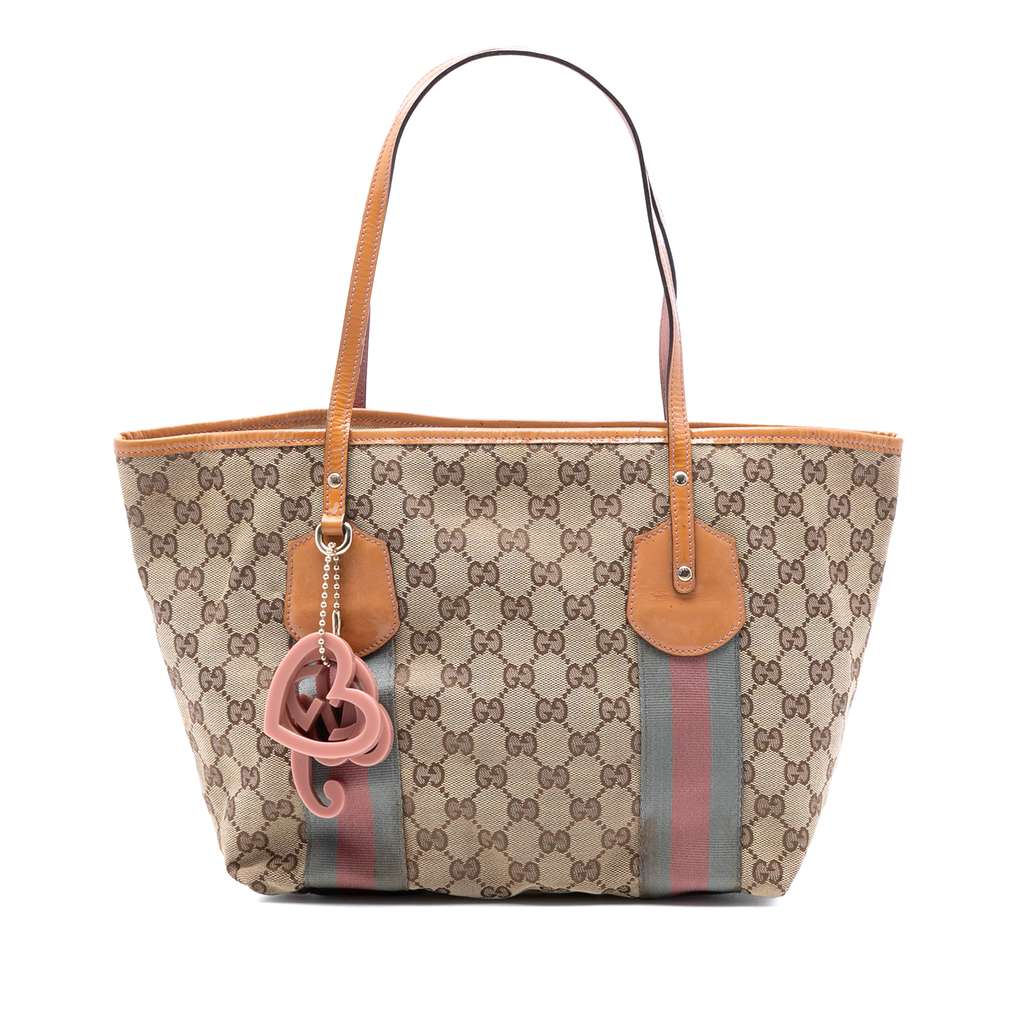 Gucci GG Canvas Web Jolie Tote