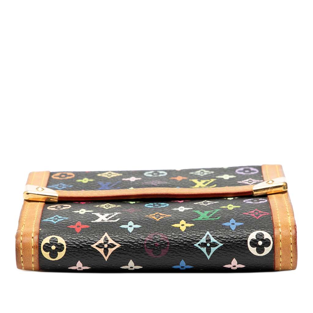 Louis Vuitton Monogram Multicolore Portefeuille Elise Trifold Wallet - 3