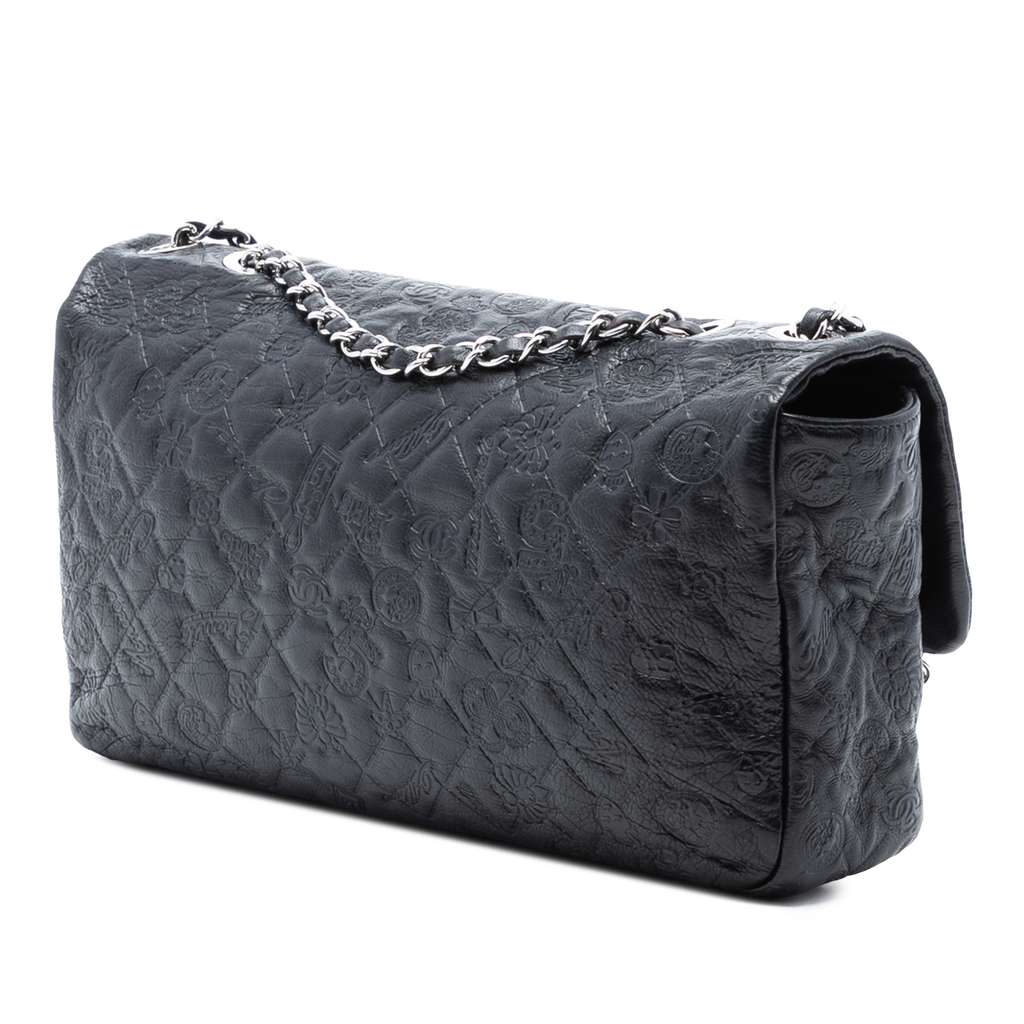 Chanel Jumbo Embossed Calfskin Lucky Symbols Flap - 2