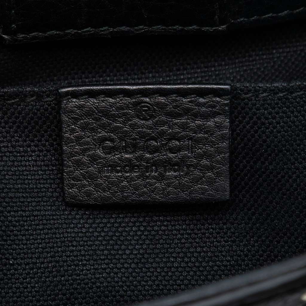 Gucci Mini Calfskin Bamboo Shopper Satchel - 5