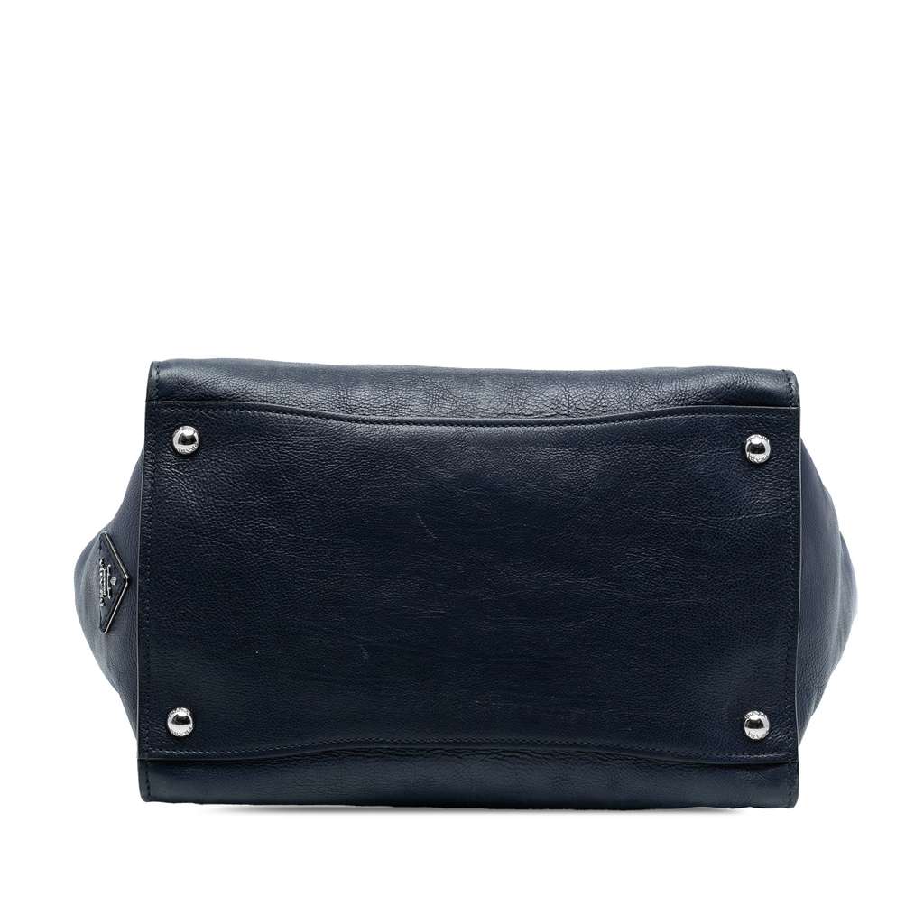 Prada Glace Calf Sound Lock Satchel - 3