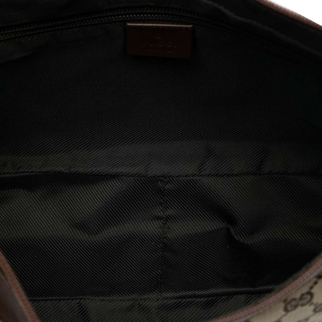 Gucci GG Canvas Saddle Zip Crossbody - 4