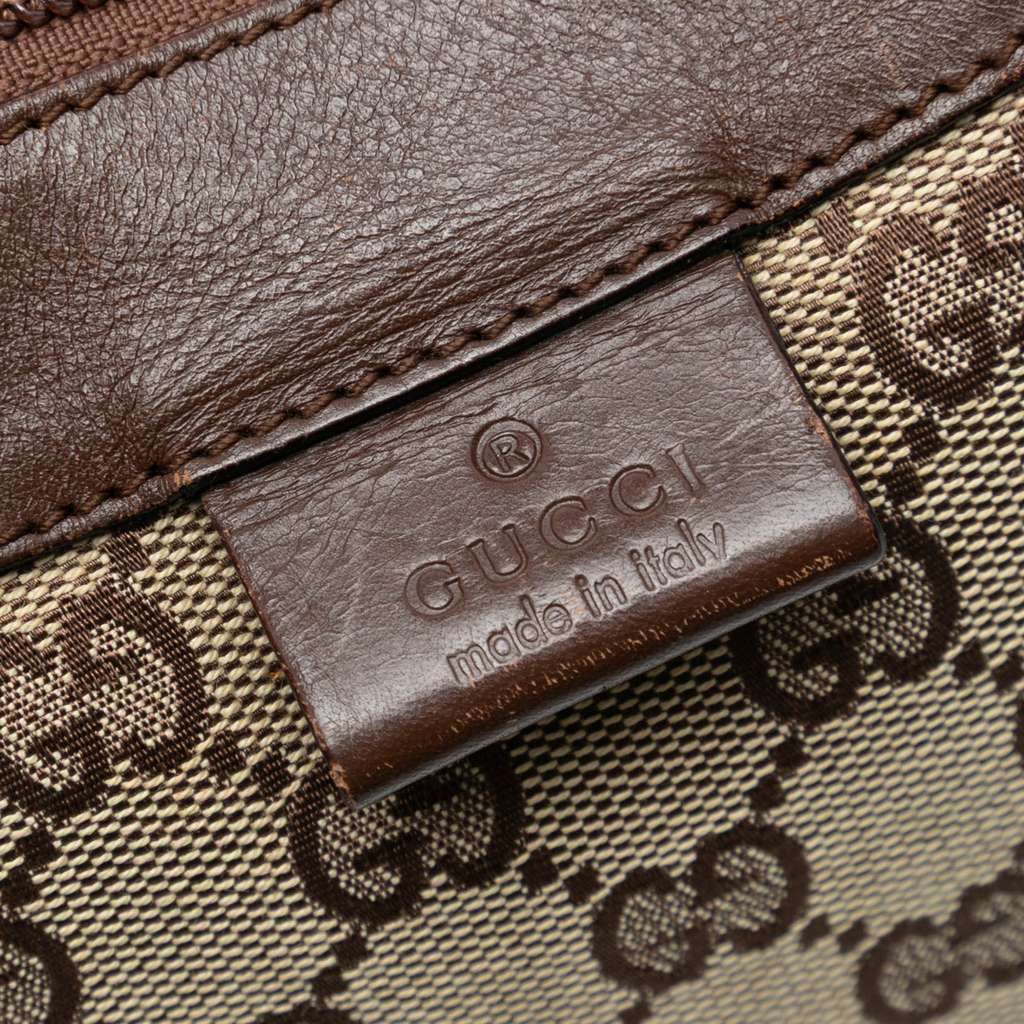 Gucci GG Canvas Saddle Zip Crossbody - 5