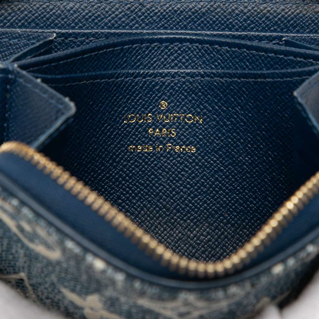 Louis Vuitton Monogram Jacquard Denim Zippy Coin Purse - 5