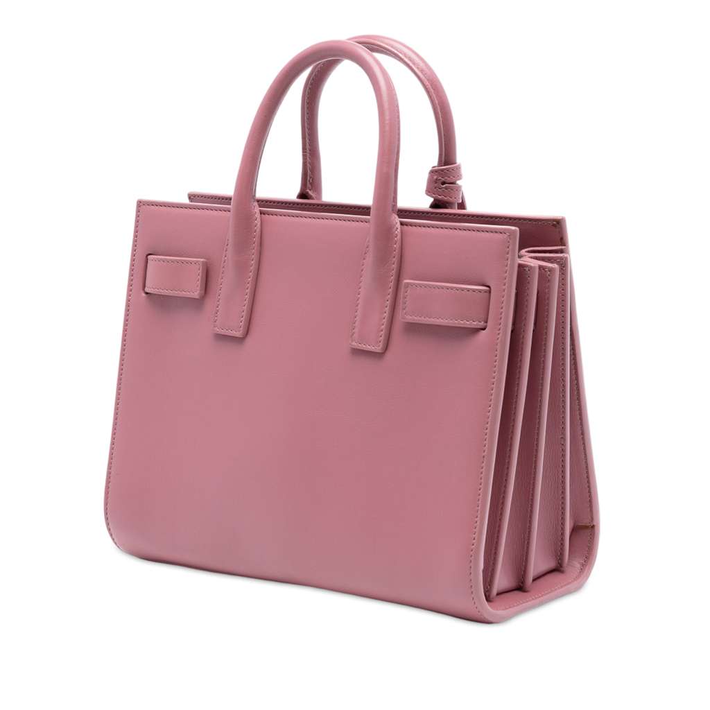 Saint Laurent Nano Leather Sac De Jour Satchel - 2