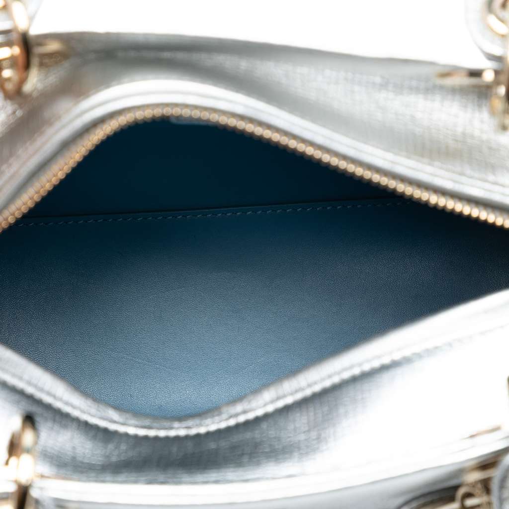 Dior Medium Calfskin Patch Embellished Lady Dior - 4