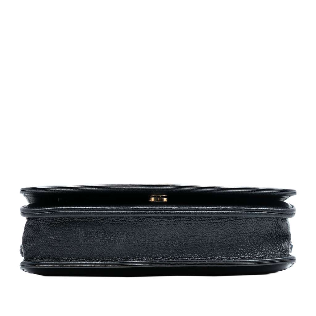 Chanel CC Quilted Patent Aged Calfskin Gabrielle Wallet On Chain - 3