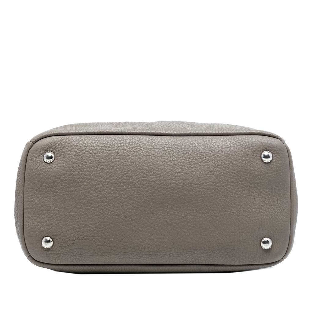 Prada Vitello Daino Zip Top Convertible Tote - 3