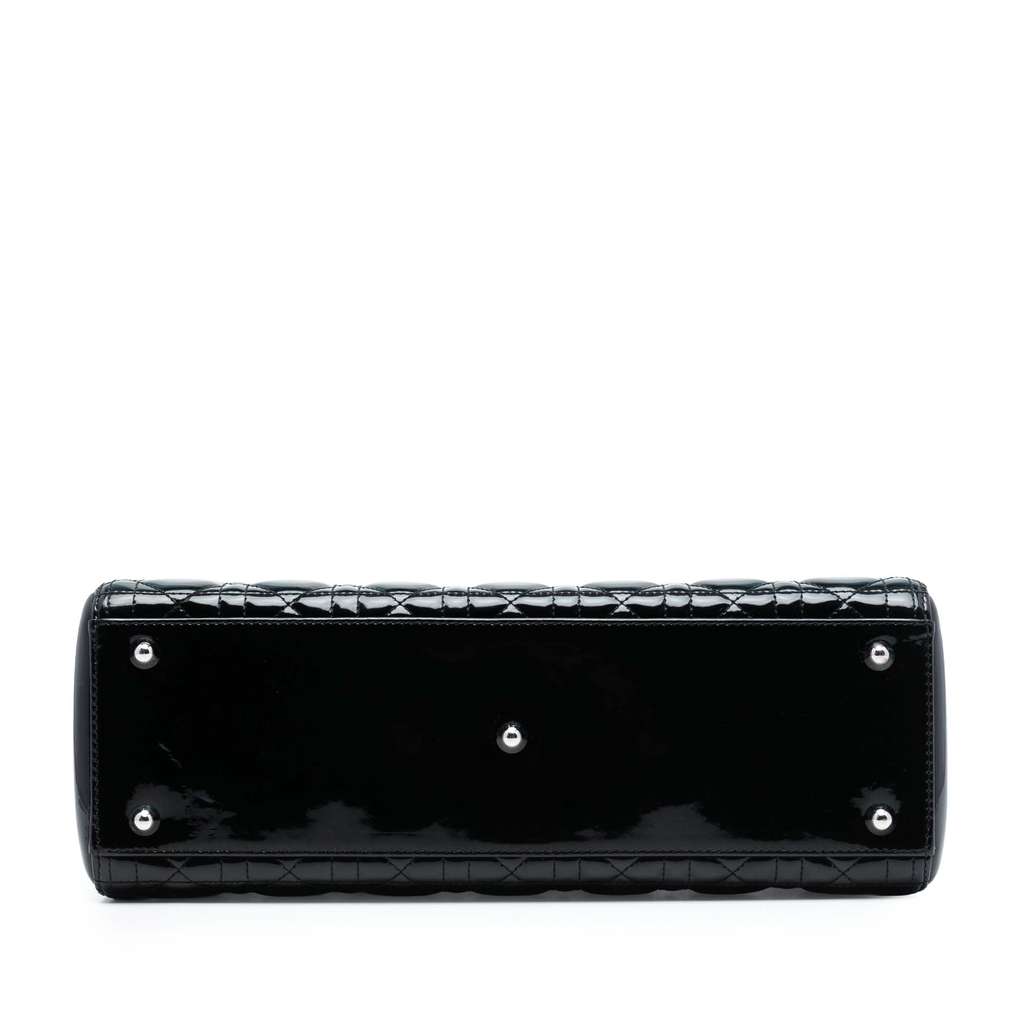 Dior Large Patent Cannage Lady Dior - 3