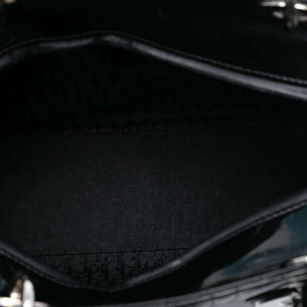 Dior Large Patent Cannage Lady Dior - 4