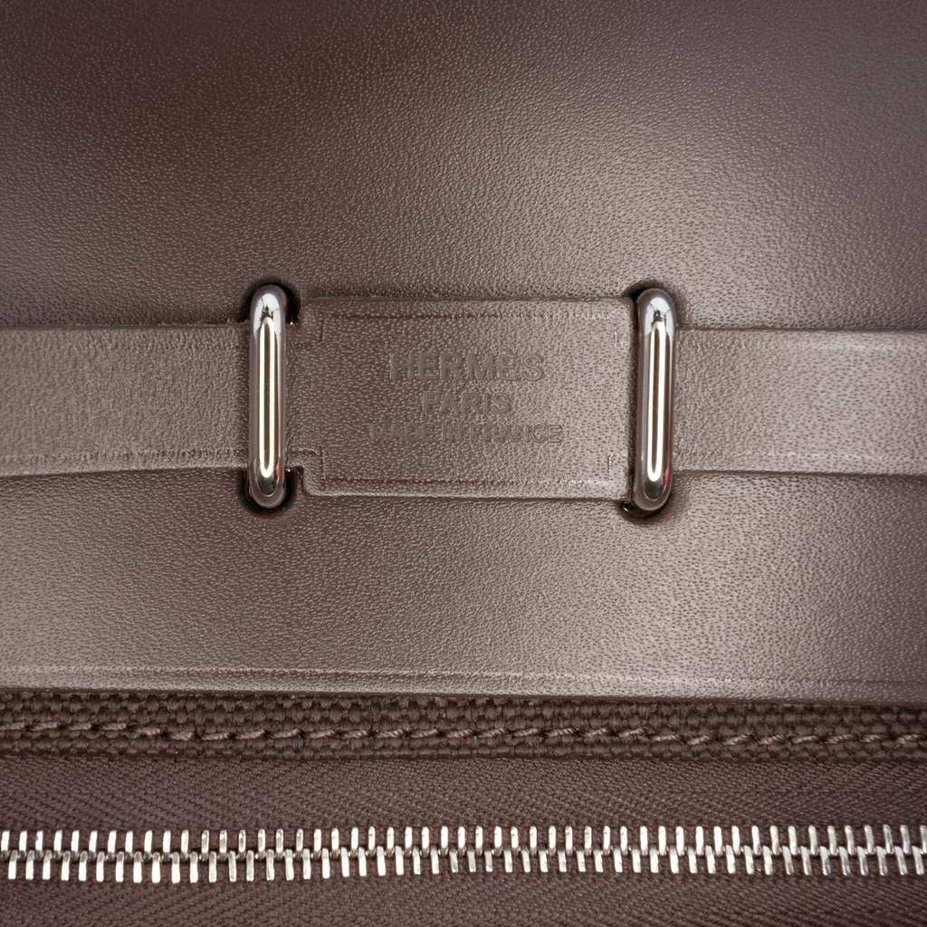 Hermès Military Toile and Vache Hunter Herbag Zip 20 - 5