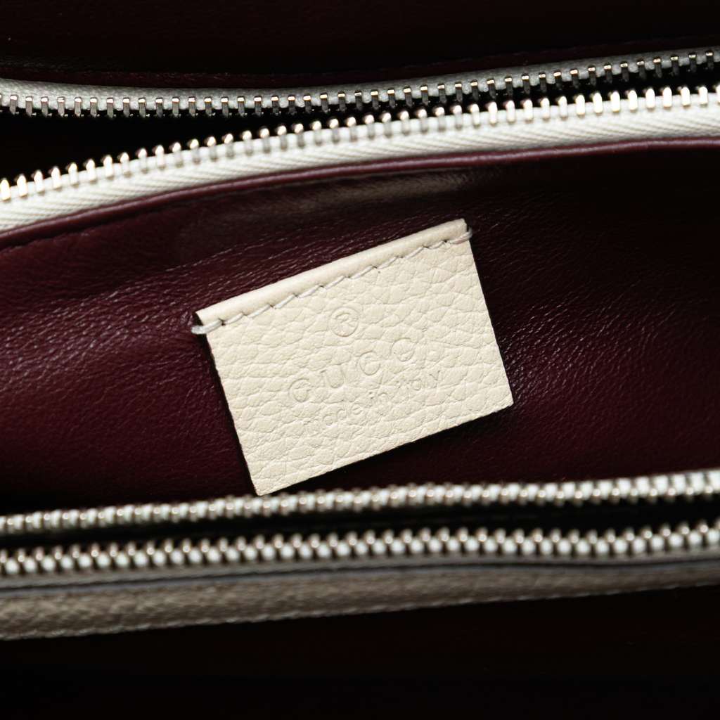 Gucci Small Grained Calfskin Zumi Top Handle Bag - 5