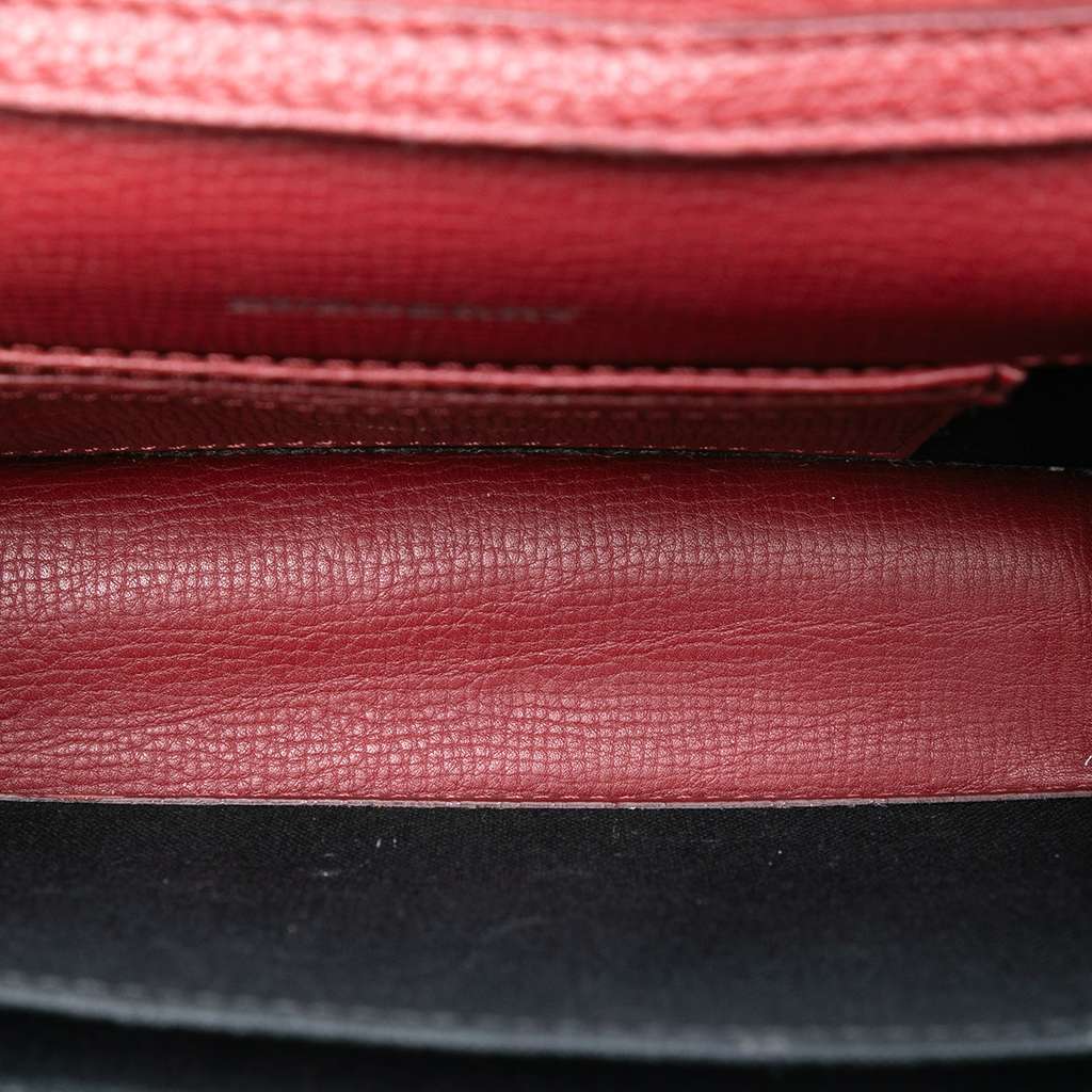 Burberry Small Leather and House Check Canvas Derby Macken Crossbody - 4