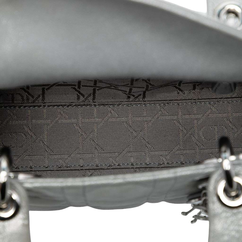 Dior Mini Iridescent Lambskin Cannage Lady Dior - 4