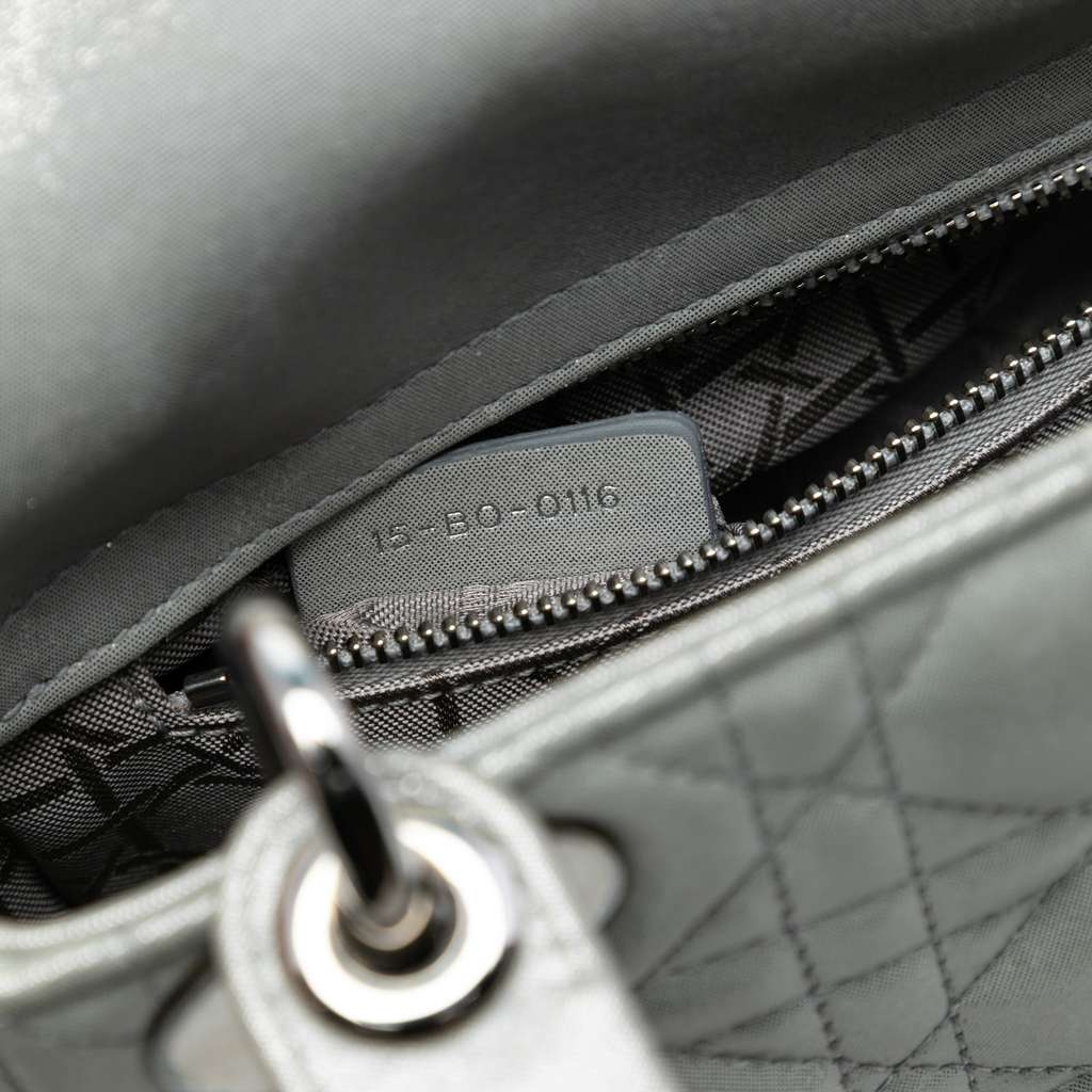 Dior Mini Iridescent Lambskin Cannage Lady Dior - 5