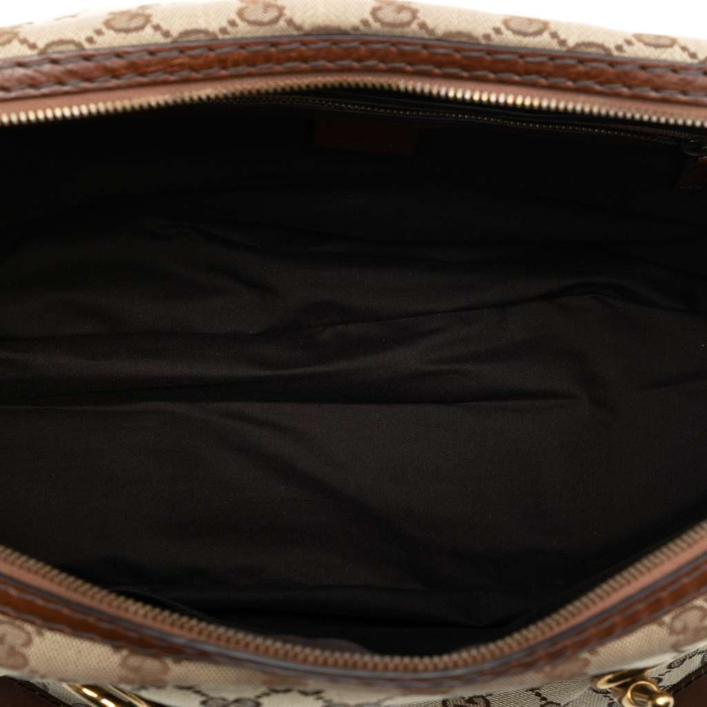Gucci GG Canvas Jockey Boston Bag - 4