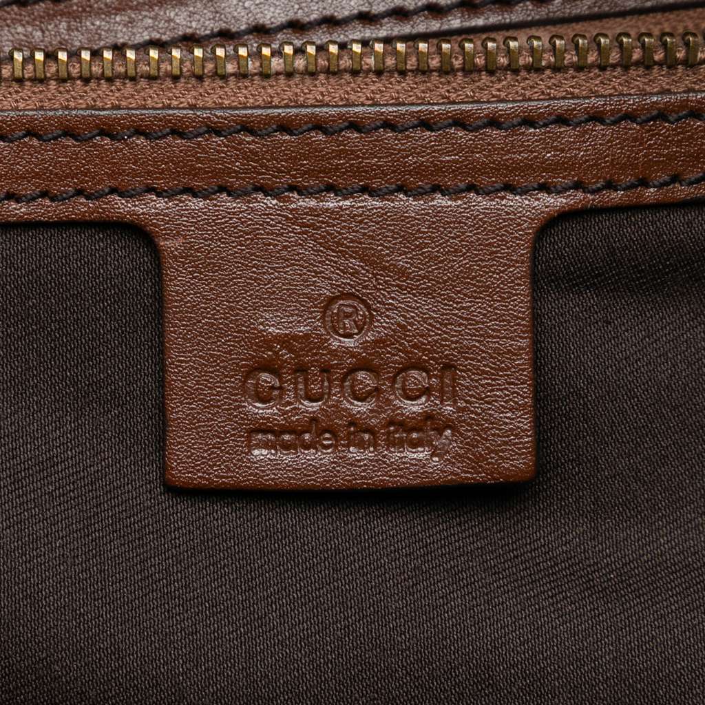 Gucci GG Canvas Jockey Boston Bag - 5