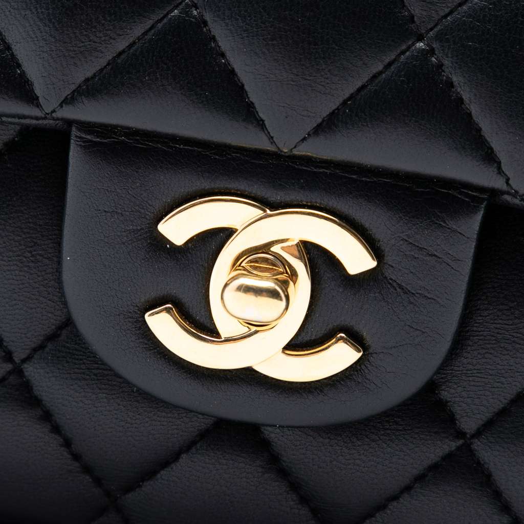 Chanel Medium Classic Lambskin Double Flap - 5