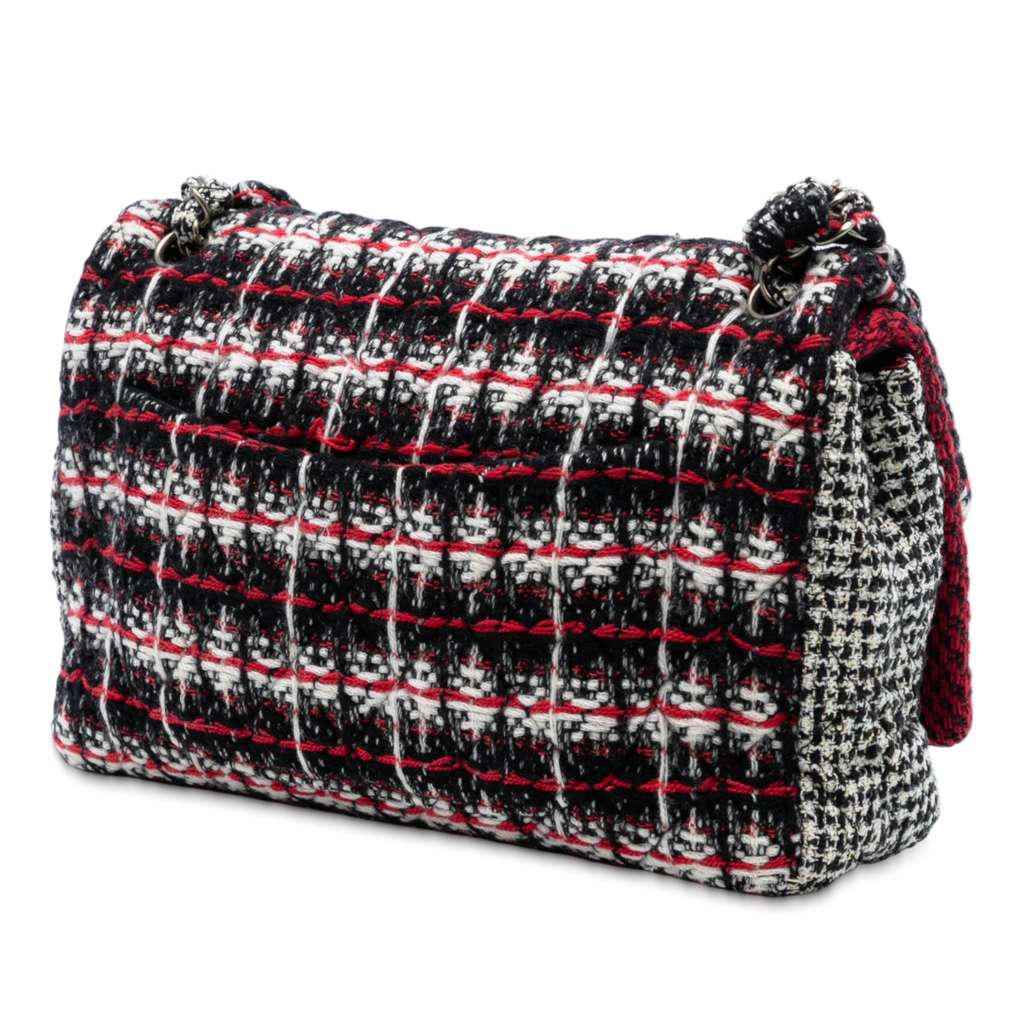 Chanel Medium CC Tweed Multi Print Double Flap - 2