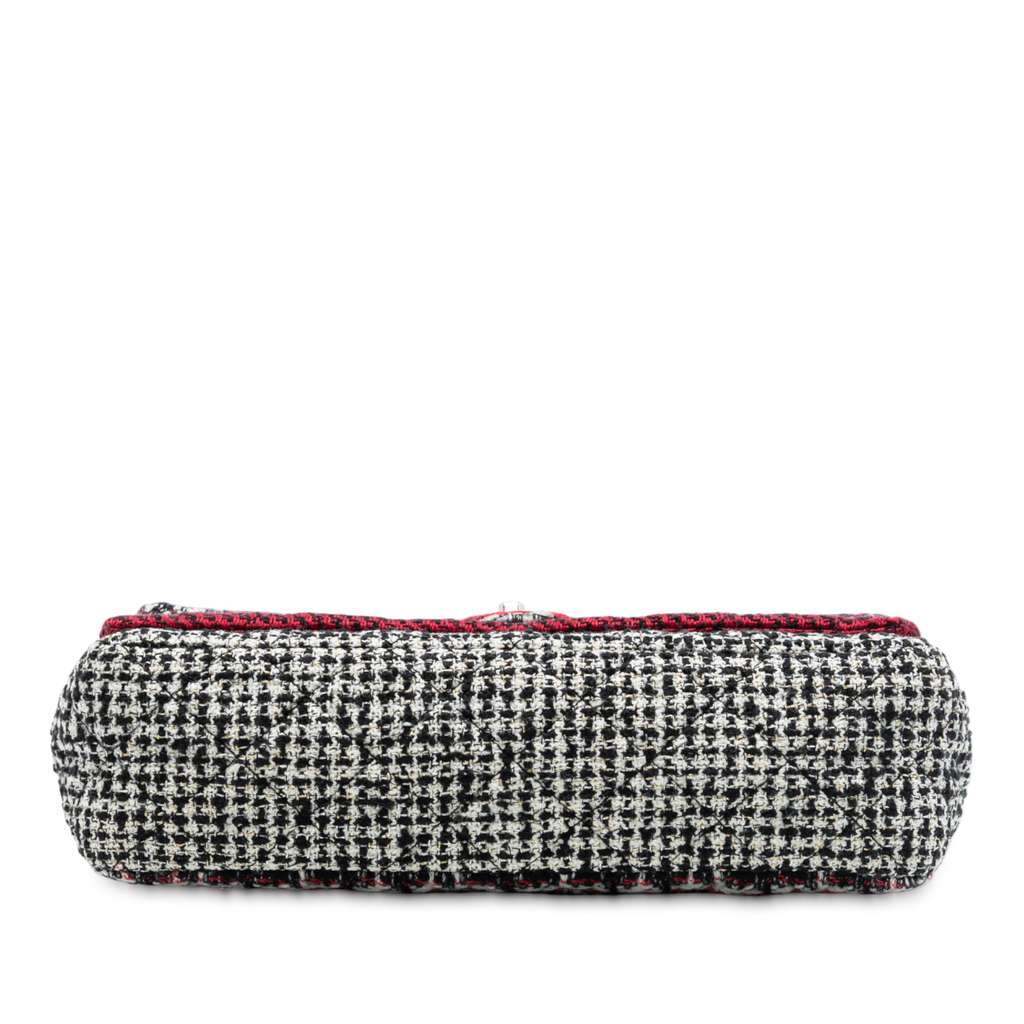 Chanel Medium CC Tweed Multi Print Double Flap - 3