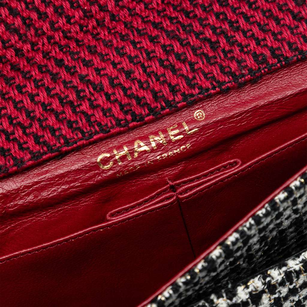Chanel Medium CC Tweed Multi Print Double Flap - 5