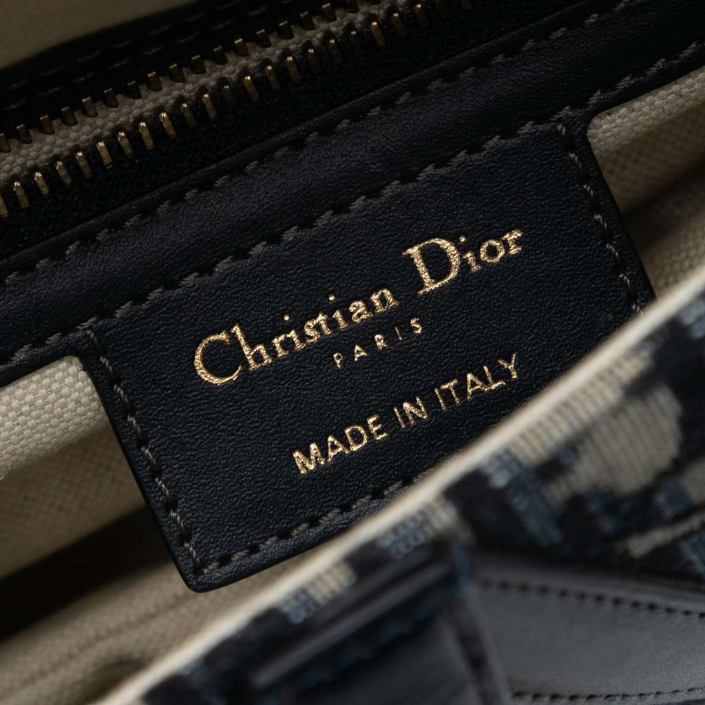 Dior Oblique Canvas Saddle Bag - 5