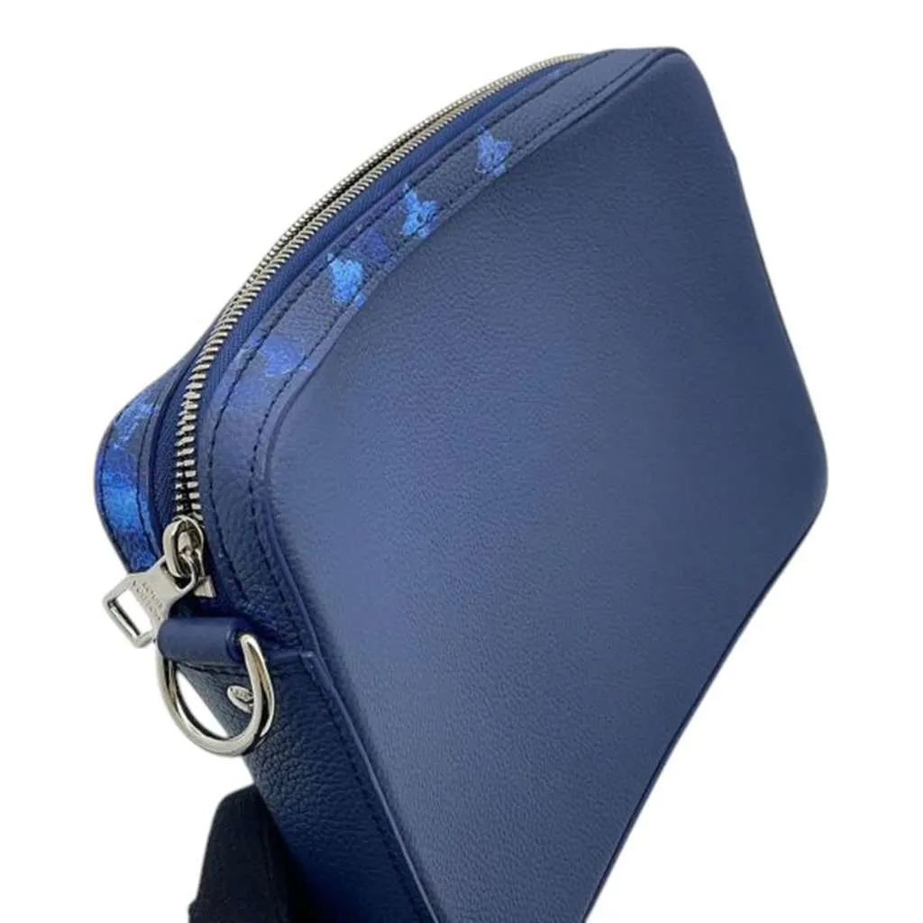 Louis Vuitton Monogram Ink Watercolor Trio Messenger Blue Good - Box View