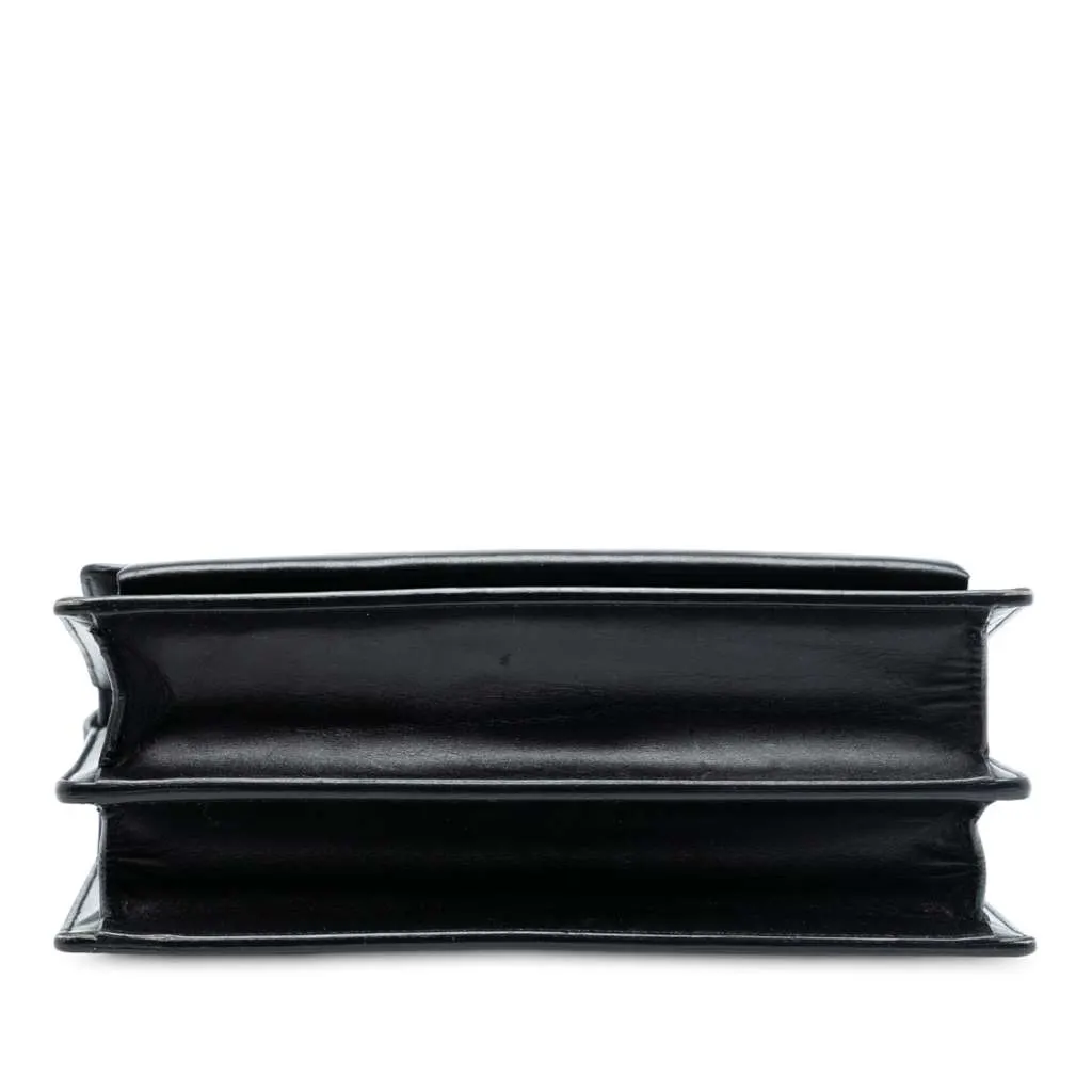 Saint Laurent Medium Leather High School Satchel Black Leather Very good - Inside View