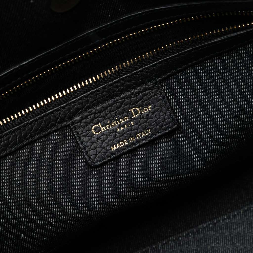 Dior Denim Patch D Light Satchel - 5