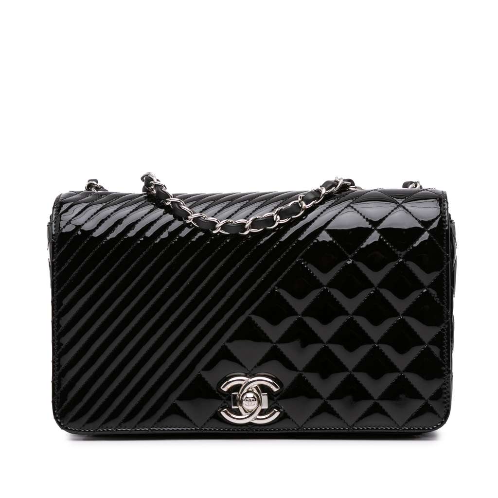 Chanel Medium Patent Coco Boy Flap