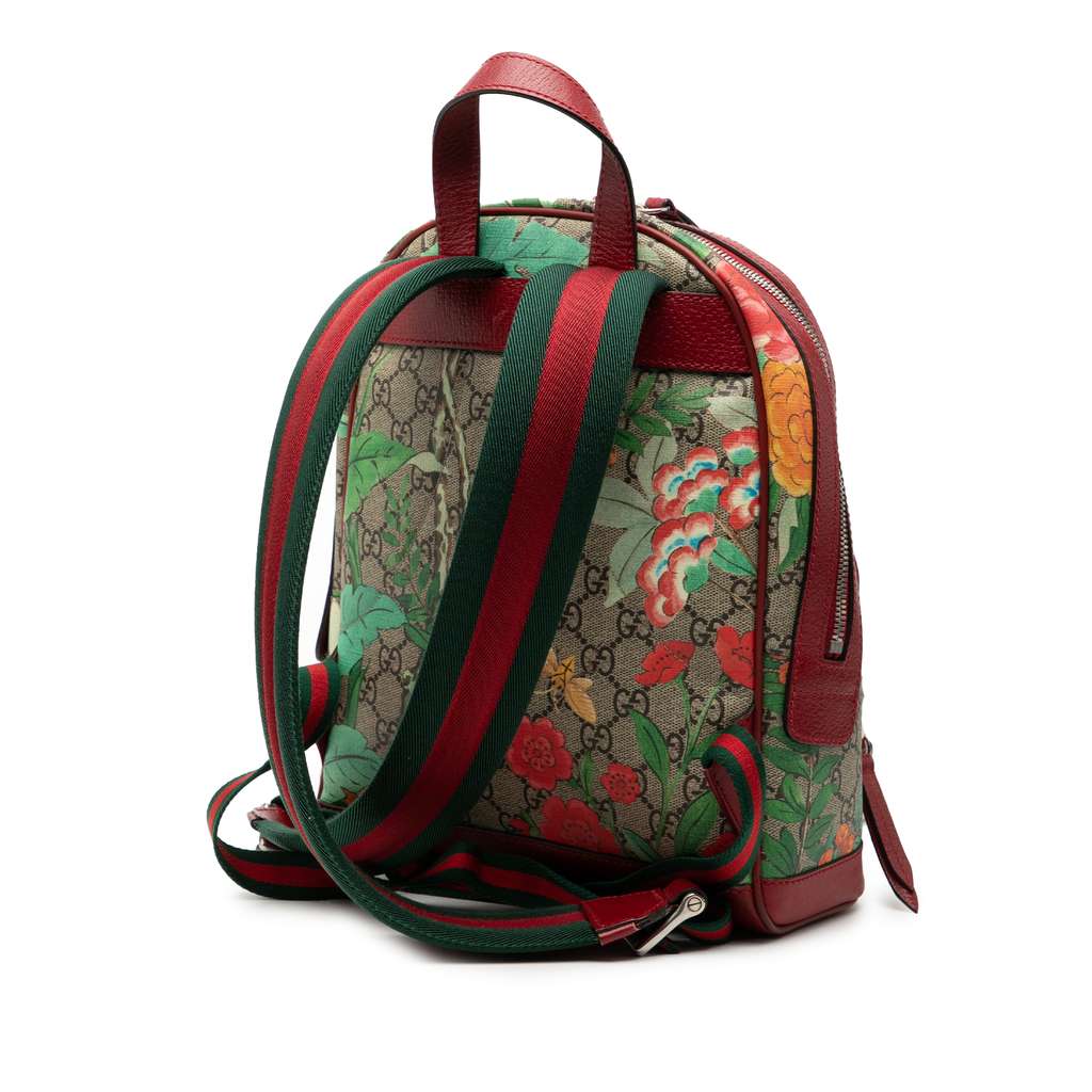 Gucci Small GG Supreme Web Tian Backpack - 2