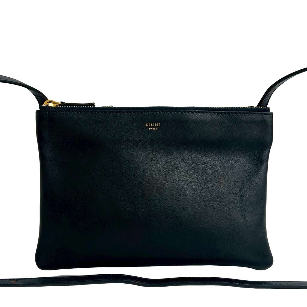 Celine Small Lambskin Trio Crossbody