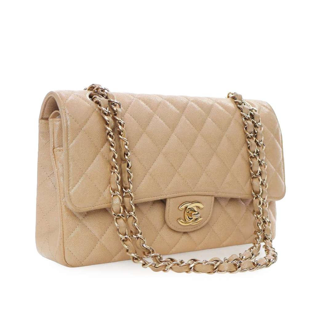 Chanel Medium Classic Iridescent Caviar Double Flap - 2