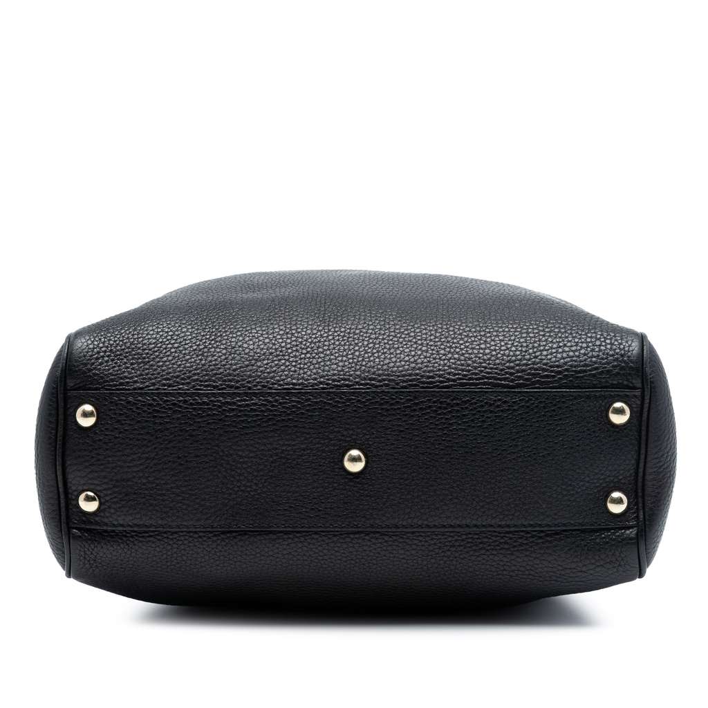 Gucci Small Calfskin Bamboo Shopper Satchel - 3