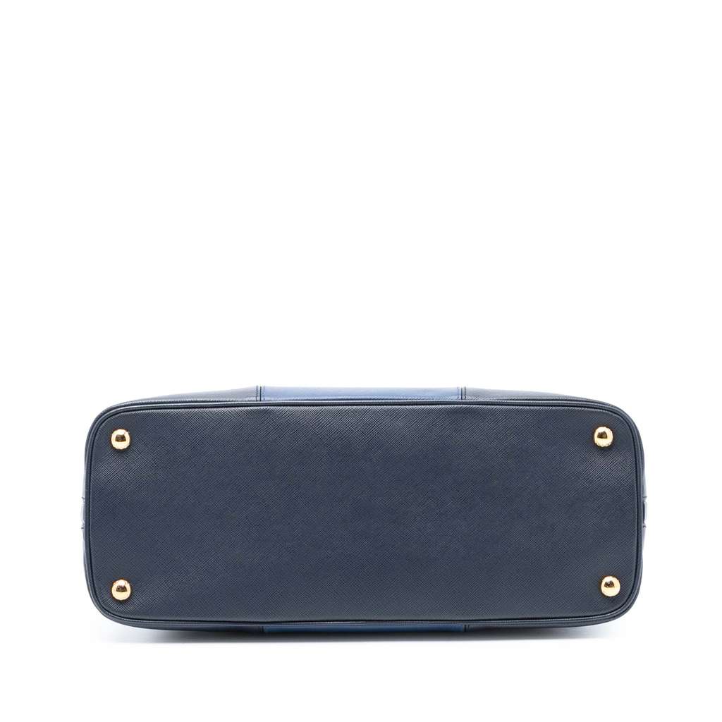 Prada Medium Bicolor Saffiano Lux Promenade Satchel - 3