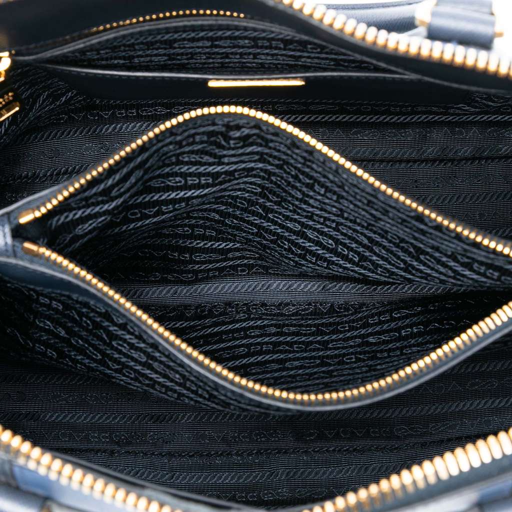 Prada Medium Bicolor Saffiano Lux Promenade Satchel - 4