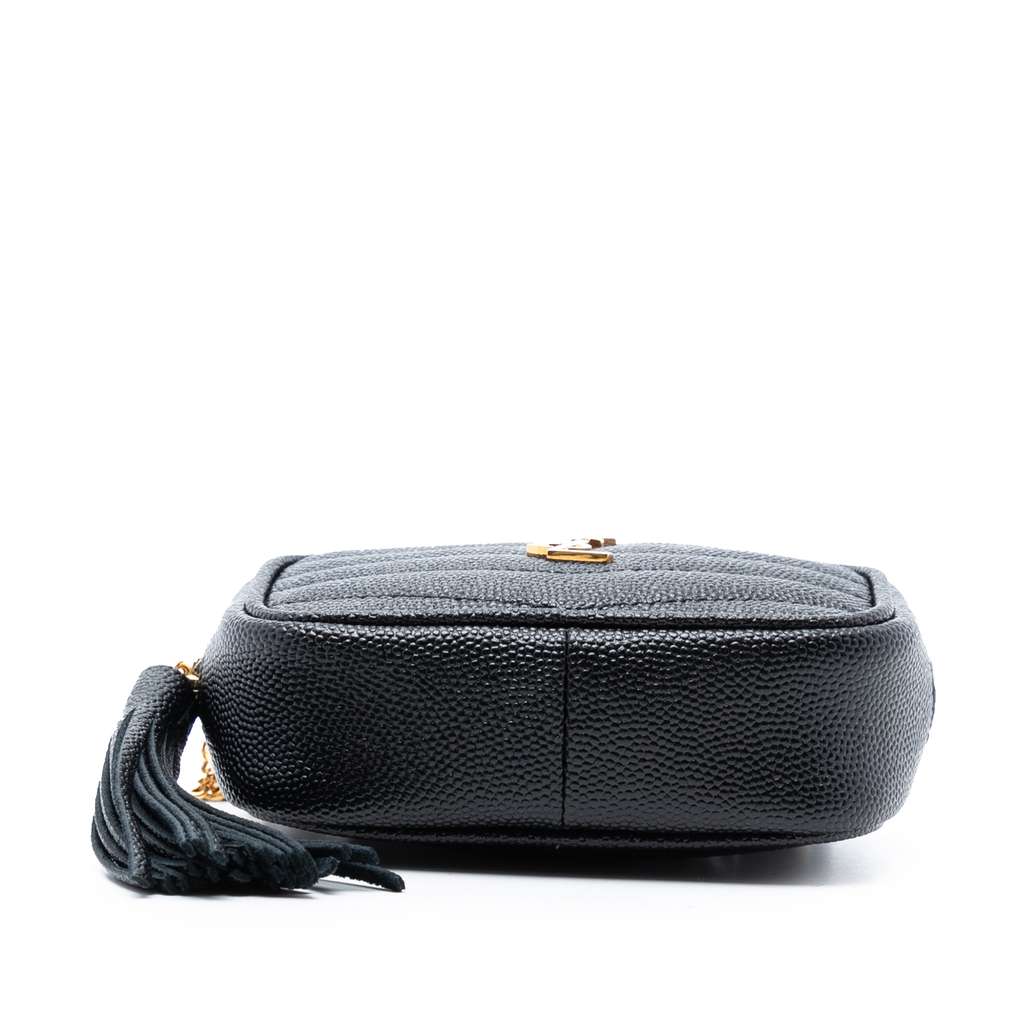 Saint Laurent Baby Matelasse Grain De Poudre Monogram Lou Camera Bag - 3