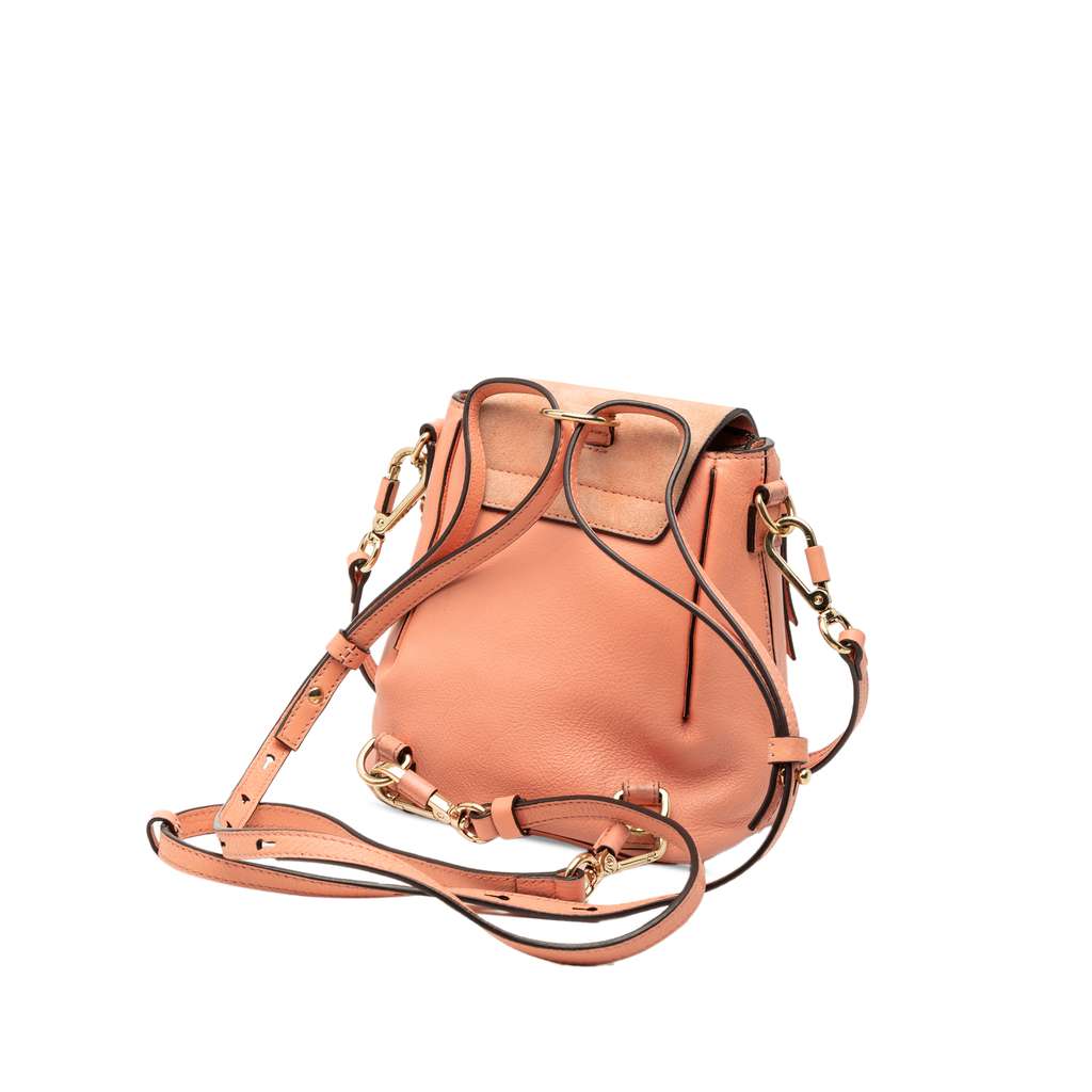 Chloé Mini Calfskin and Suede Faye Backpack - 2