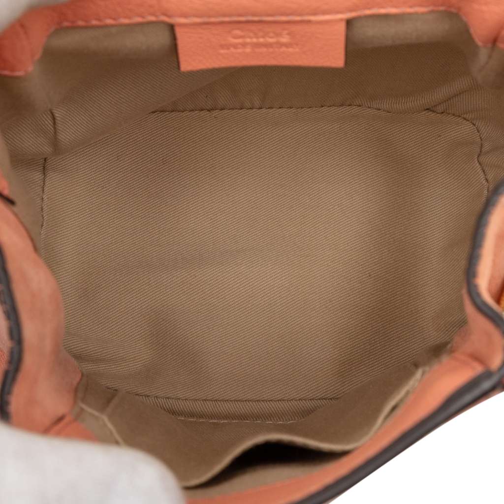 Chloé Mini Calfskin and Suede Faye Backpack - 4