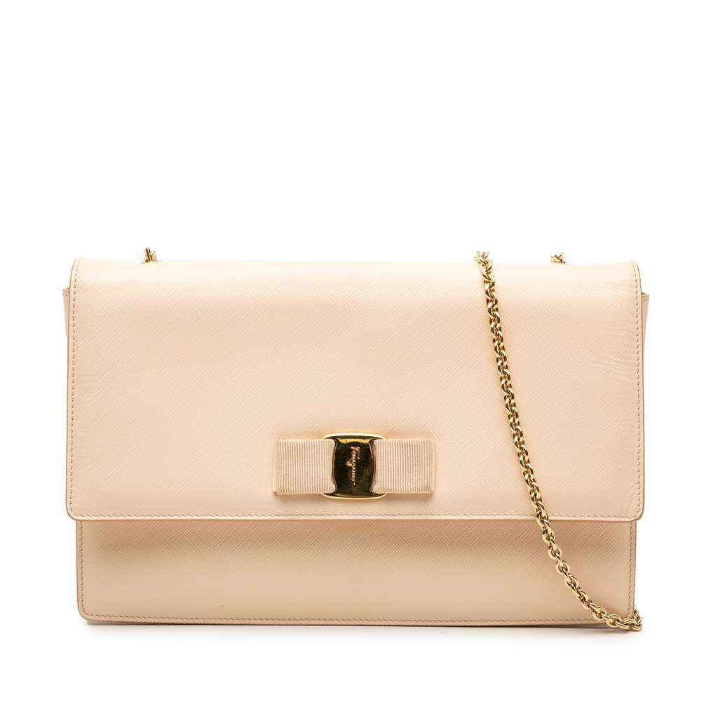 Salvatore Ferragamo Medium Leather Vara Ginny Crossbody