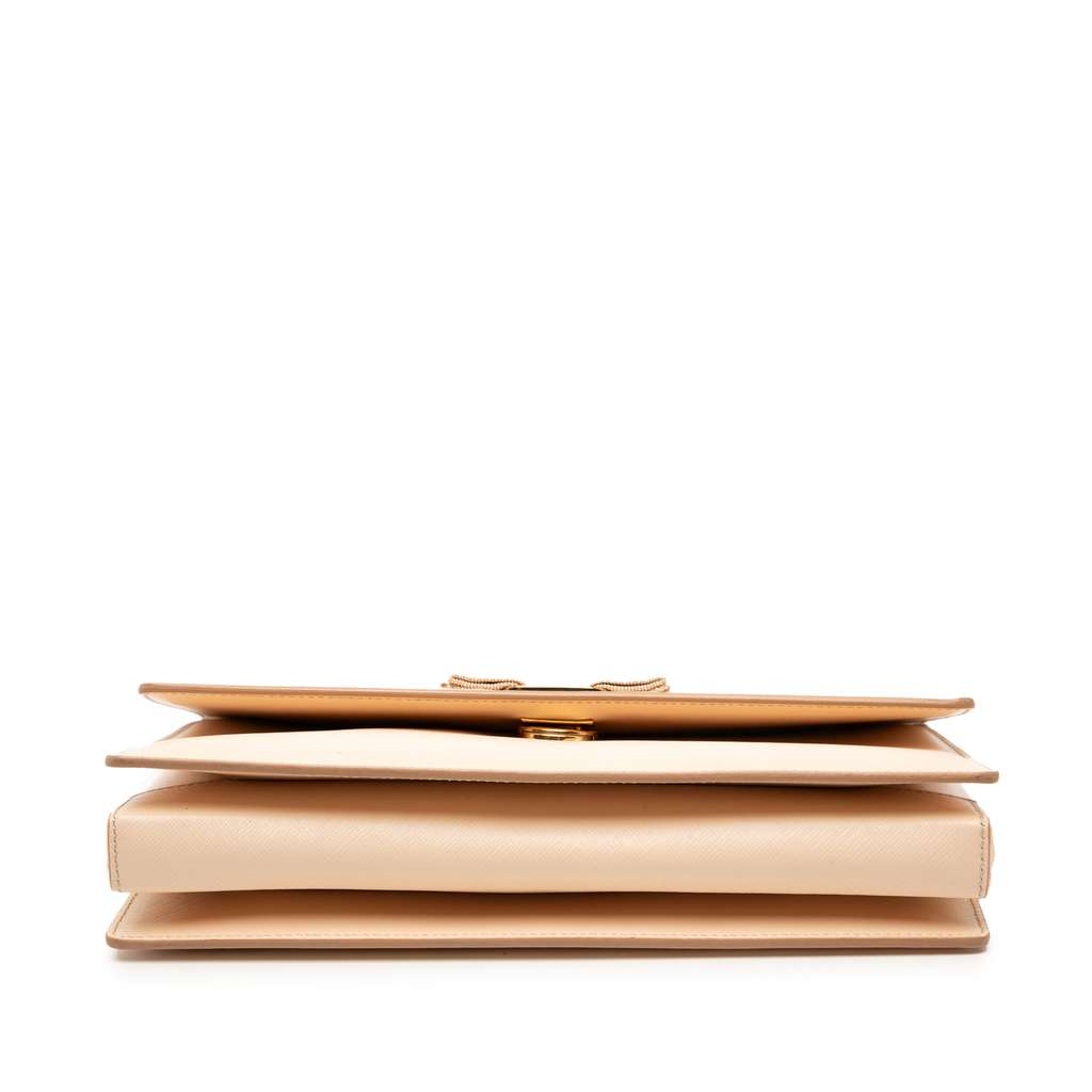 Salvatore Ferragamo Medium Leather Vara Ginny Crossbody - 3