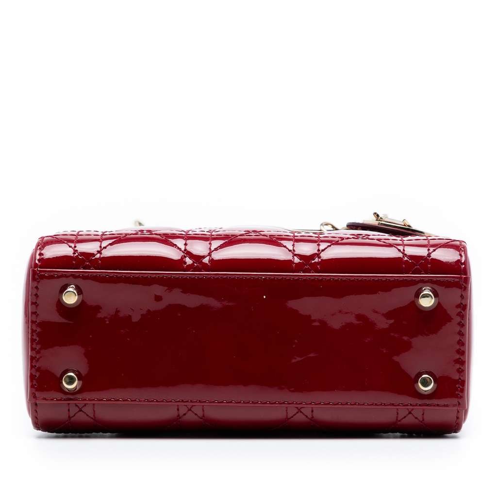 Dior Mini Patent Cannage Lady Dior - 3