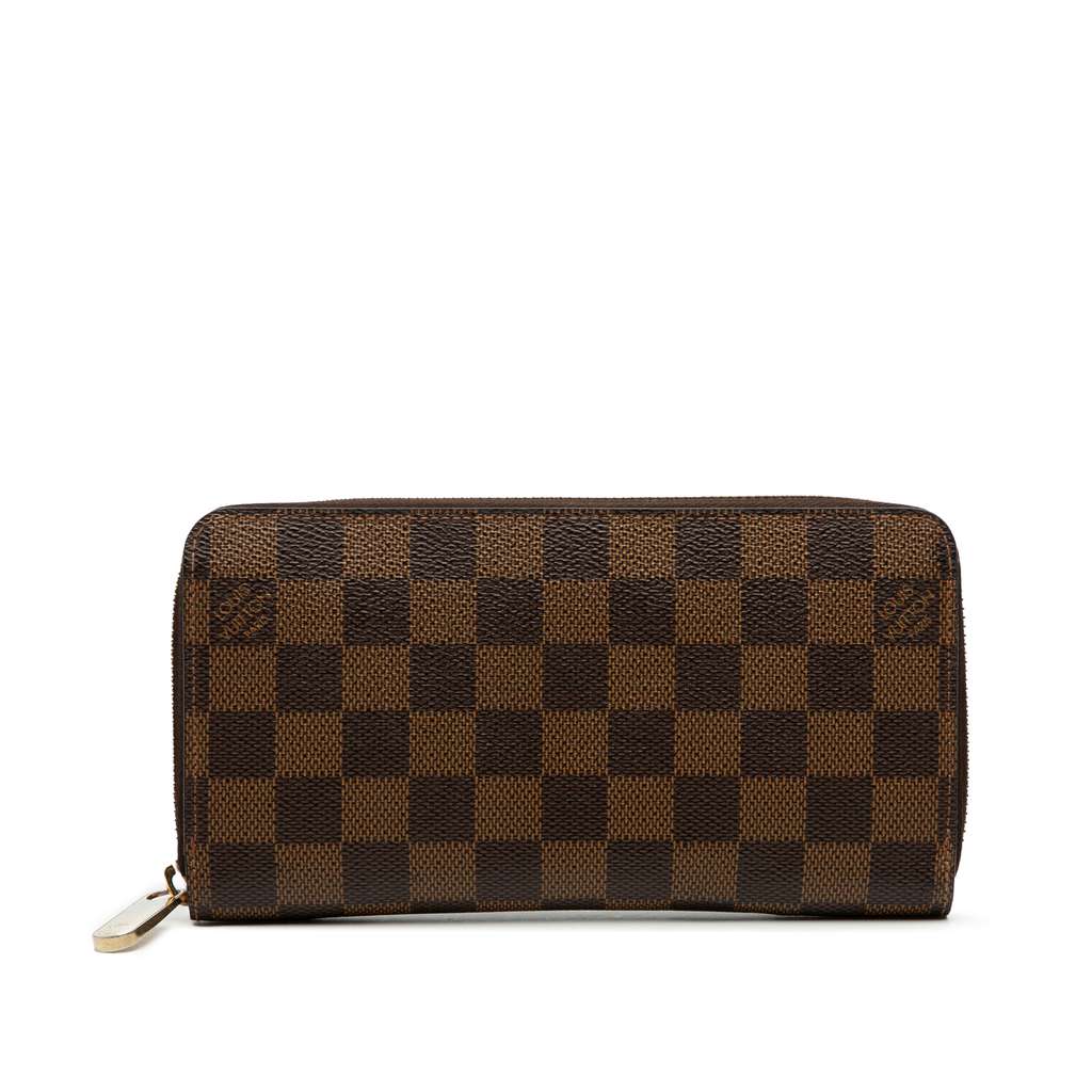 Louis Vuitton Damier Ebene Zippy Long Wallet