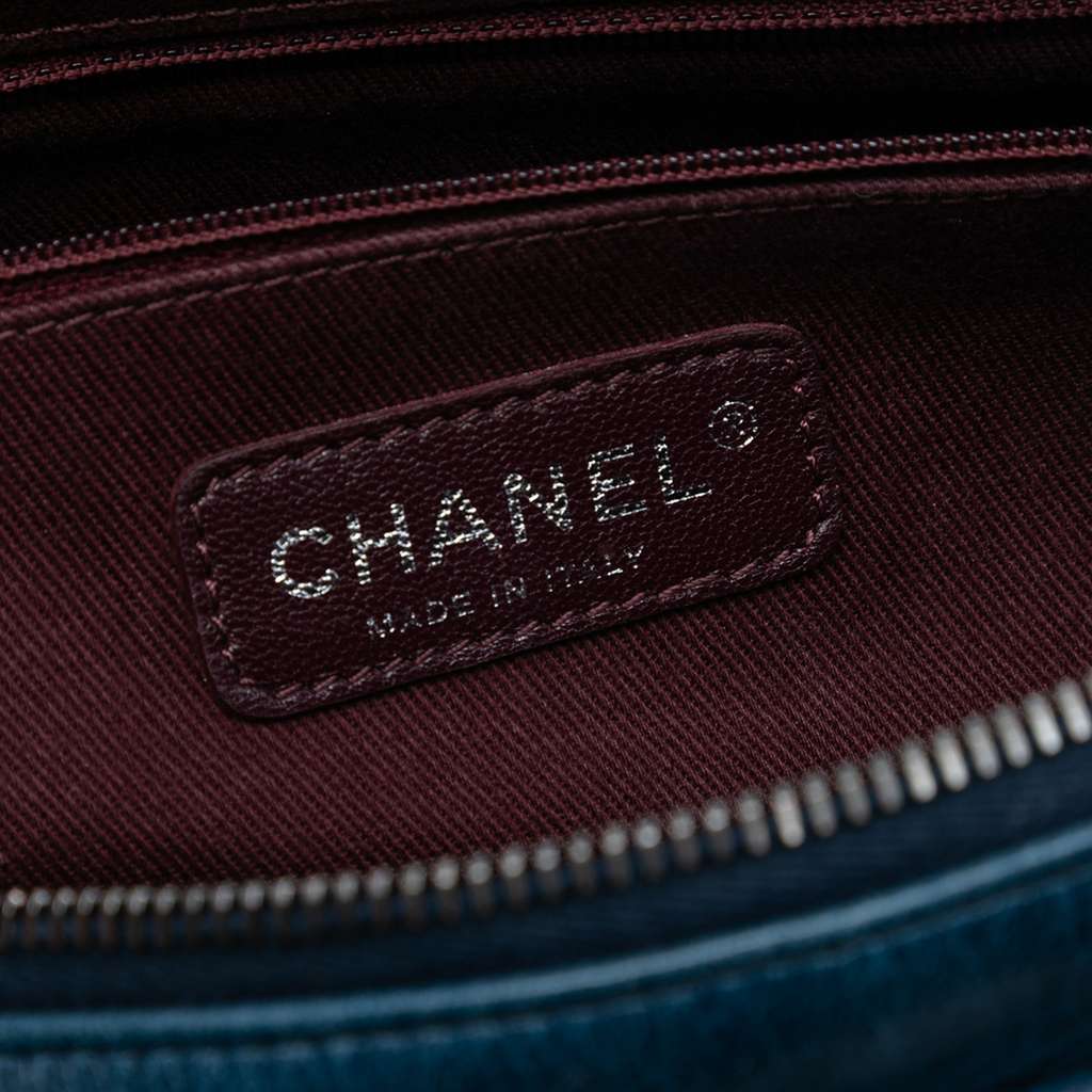 Chanel Medium Aged Calfskin Duo Color Flap - 5