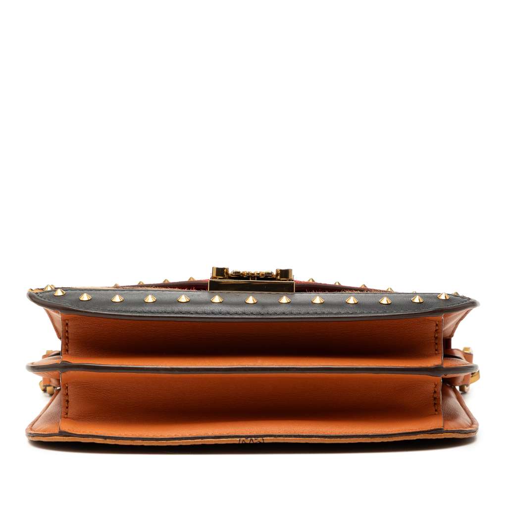 Mcm Studded Suede and Pony Hair Patricia Crossbody - 3