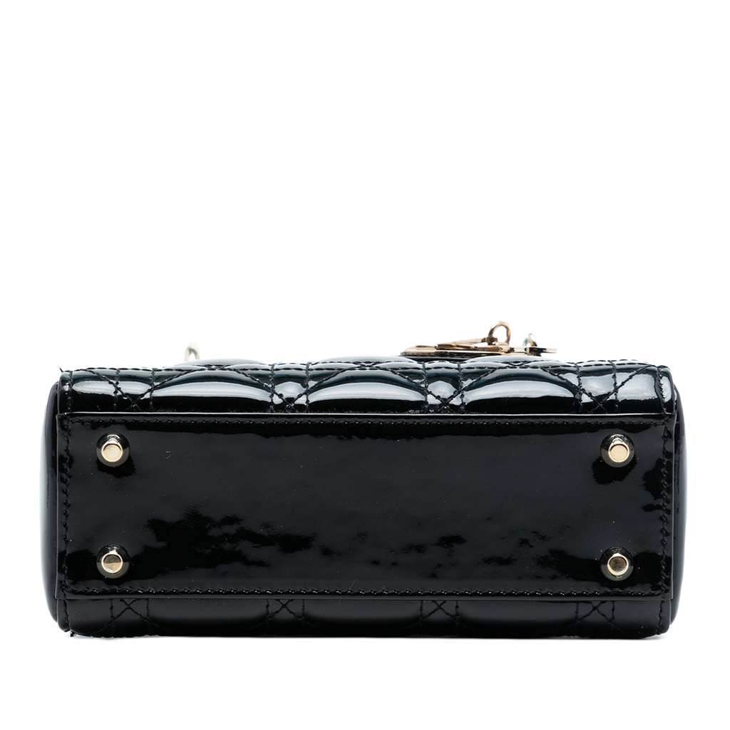 Dior Mini Patent Cannage Lady Dior - 3
