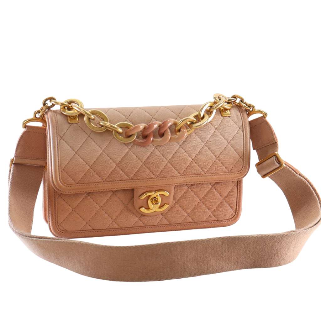 Chanel Medium Quilted Caviar Sunset On The Sea Flap - 2