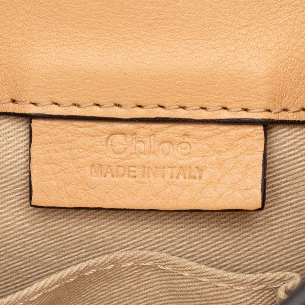 Chloé Mini Calfskin and Suede Faye Backpack - 5