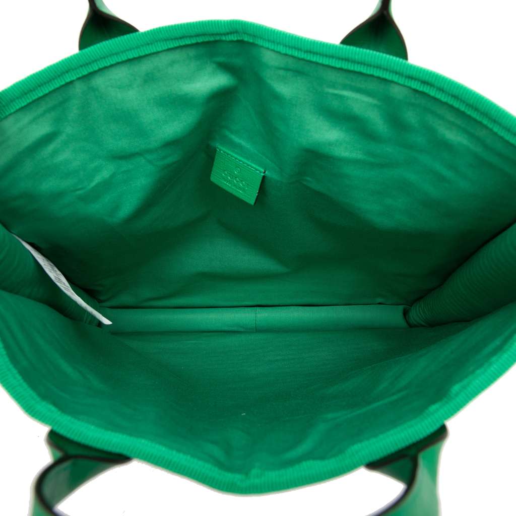 Gucci Children Woven Canvas Logo Firenze 1921 Tote - 4