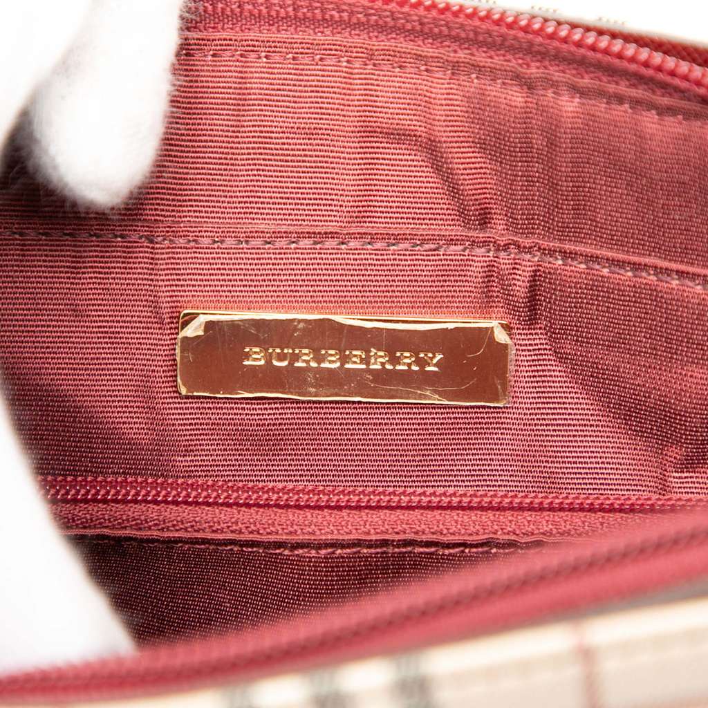 Burberry House Check Canvas Shoulder Bag - 5